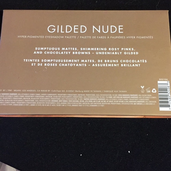 Milani Gilded Nude Eyeshadow Palette Brand New - Picture 3 of 4